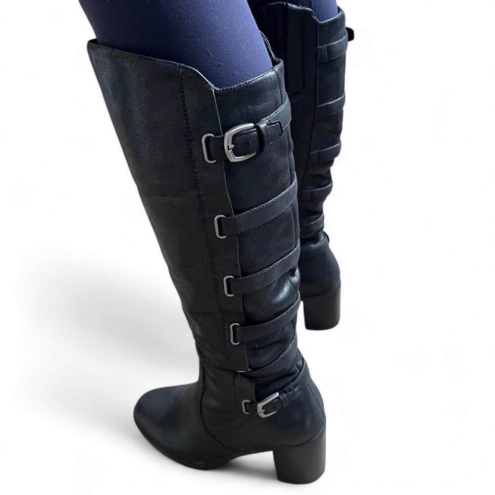 Black Knee High Boots - Picture 5 of 8